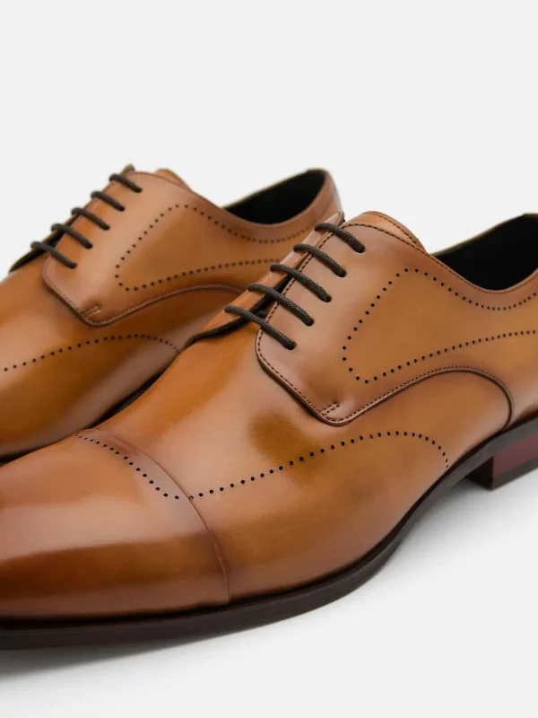 Leather Brogue Derby Shoes<PEDRO Flash Sale