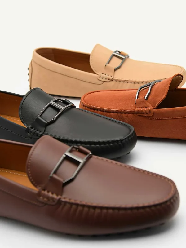 Leather Buckle Driving Shoes<PEDRO Shop