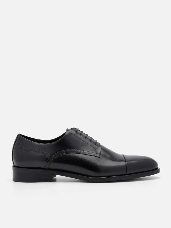 leather_cap_toe_derby_sho_0-1.webp Leather Cap Toe Derby Shoes<PEDRO Best