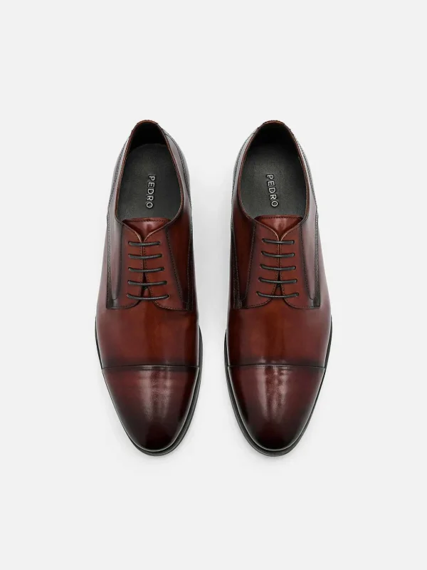 leather_cap_toe_derby_sho_5.webp Leather Cap Toe Derby Shoes<PEDRO Best Sale