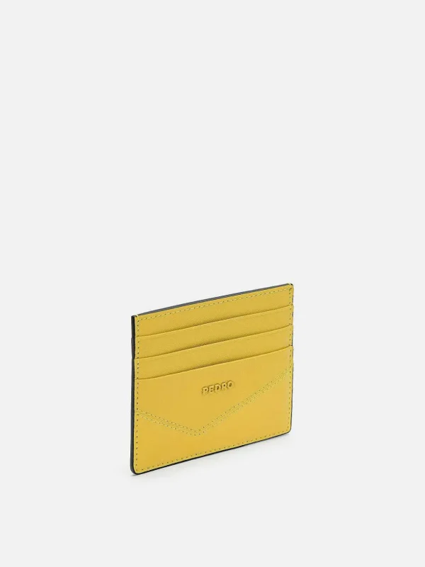 Leather Card Holder With Zipper<PEDRO Flash Sale