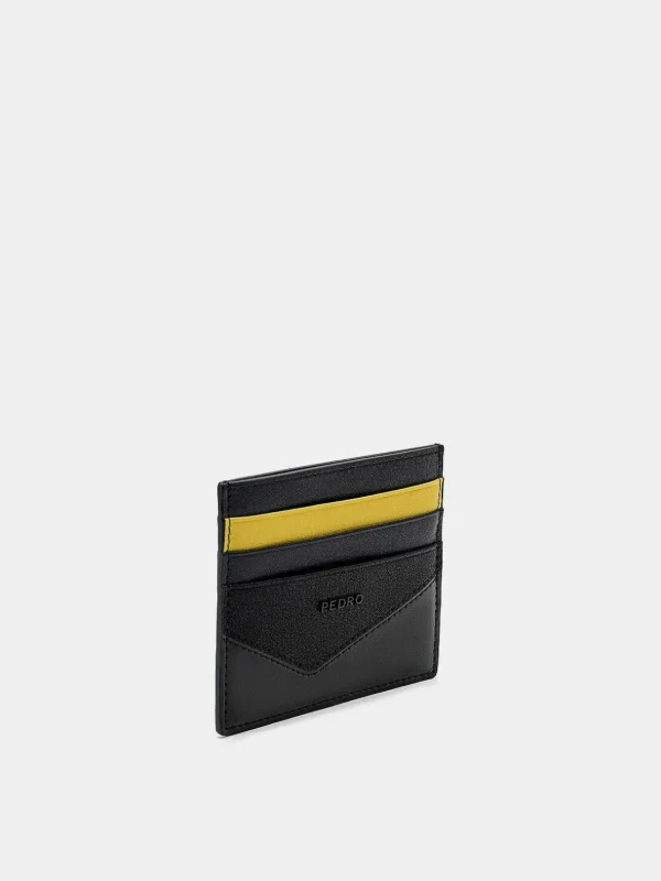 Leather Card Holder With Zipper<PEDRO Cheap