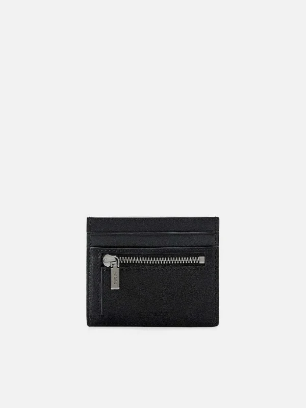 Leather Card Holder With Zipper<PEDRO Cheap