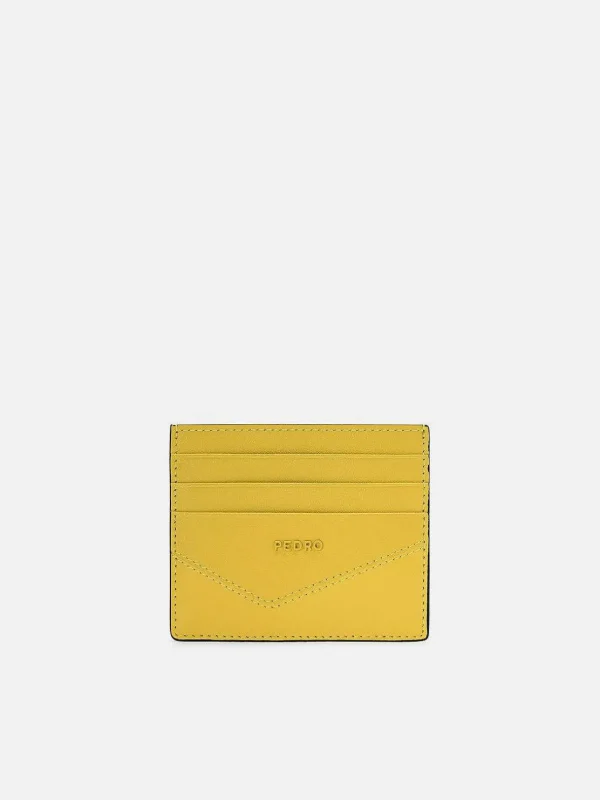 Leather Card Holder With Zipper<PEDRO Flash Sale