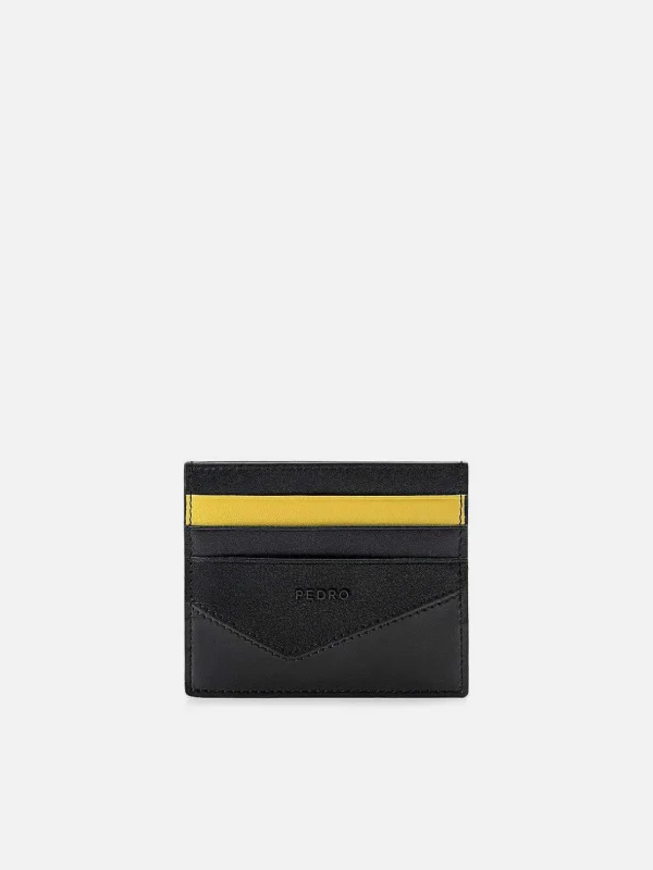 Leather Card Holder With Zipper<PEDRO Cheap