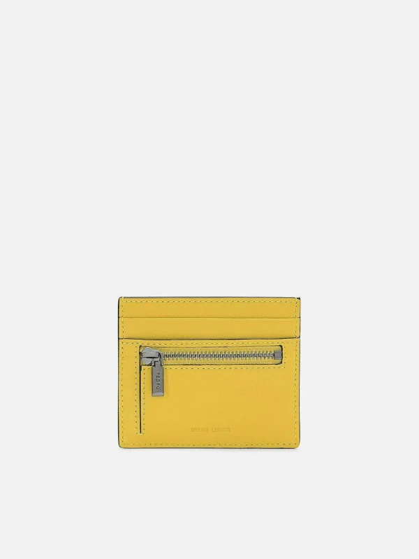 Leather Card Holder With Zipper<PEDRO Flash Sale