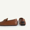 Leather Driving Shoes With Metal Bit<PEDRO Fashion
