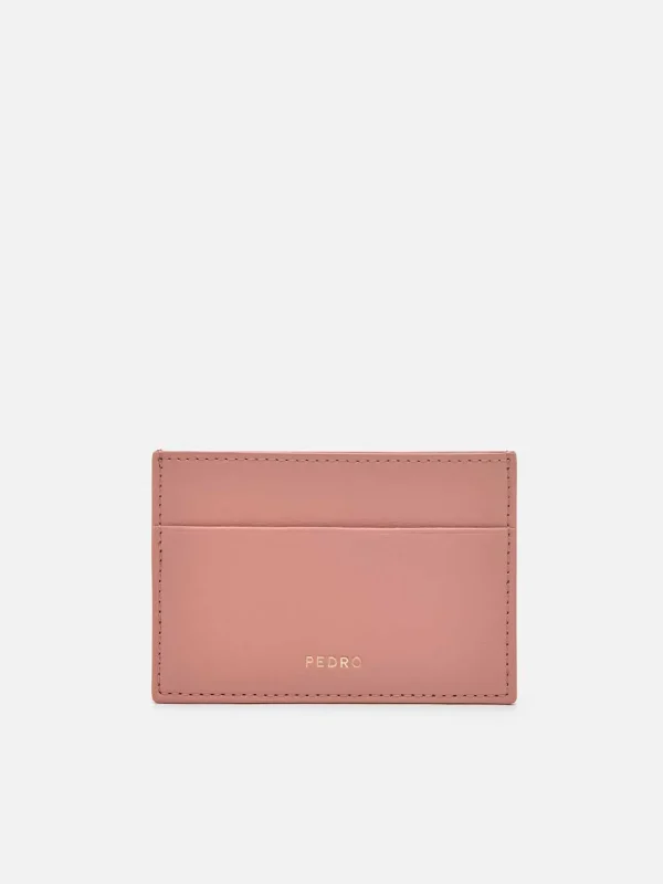Leather Embroidered Cardholder<PEDRO Discount