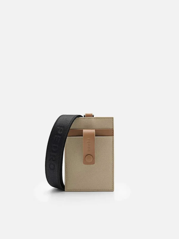 Leather Lanyard Card Holder<PEDRO Fashion