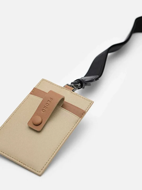 Leather Lanyard Card Holder<PEDRO Fashion
