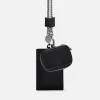 Leather Lanyard With Card Holder<PEDRO Sale