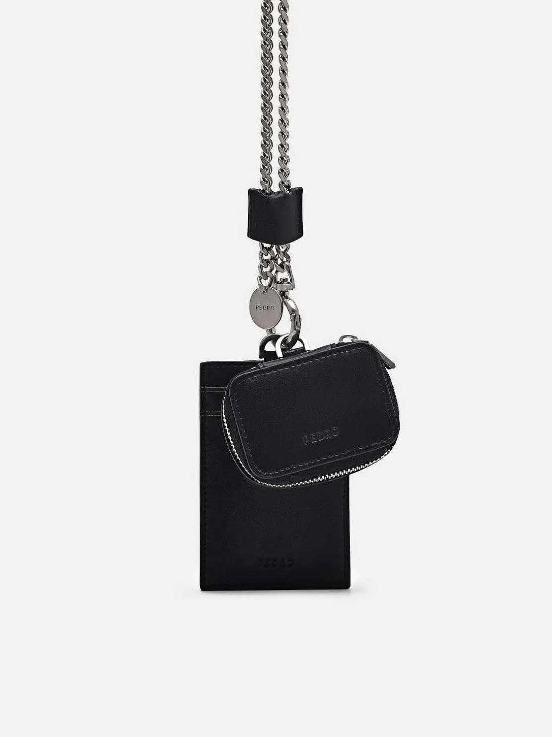 leather_lanyard_with_card_0-2.webp Leather Lanyard With Card Holder<PEDRO Sale