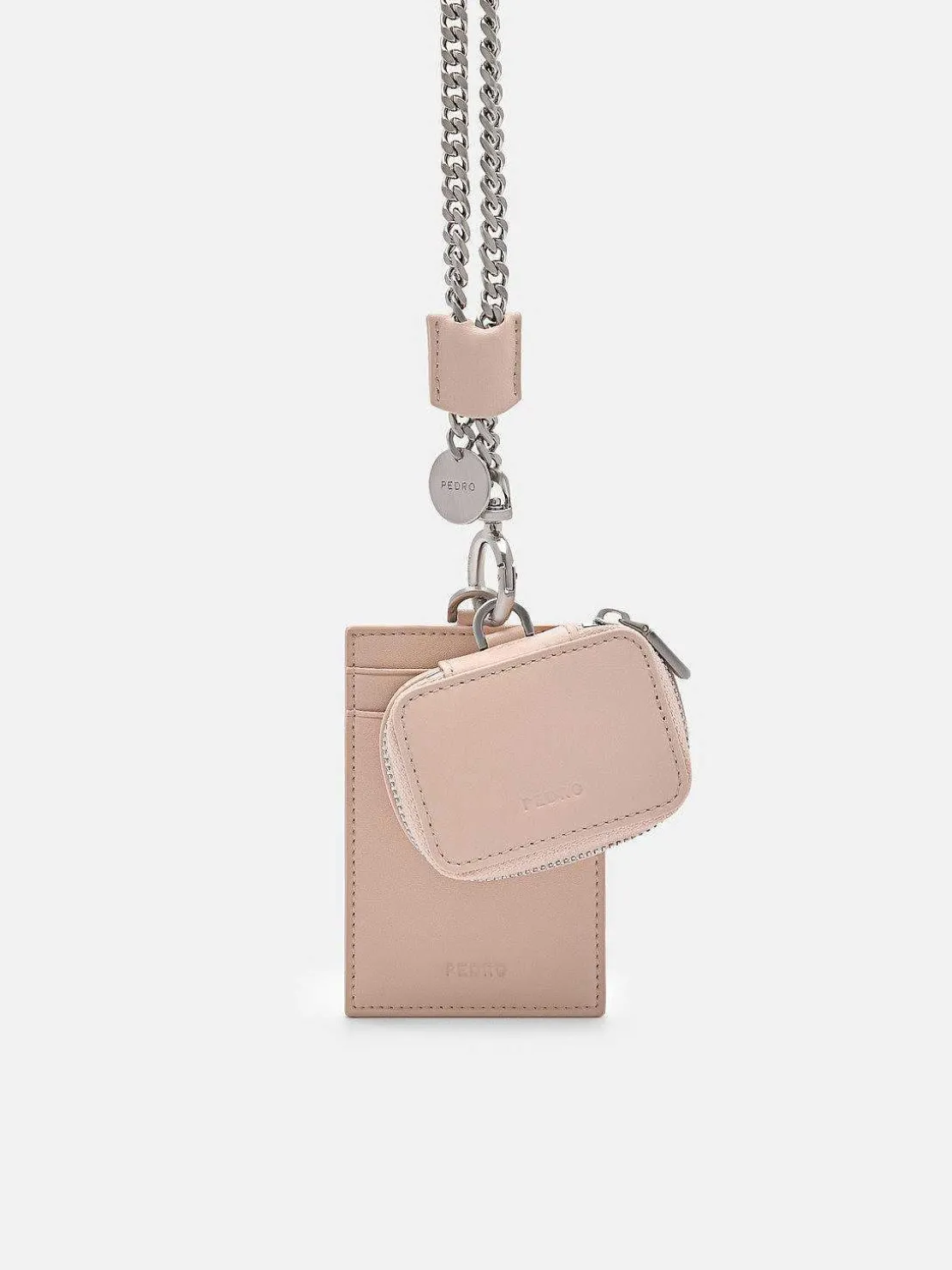 leather_lanyard_with_card_0.webp Leather Lanyard With Card Holder<PEDRO Discount