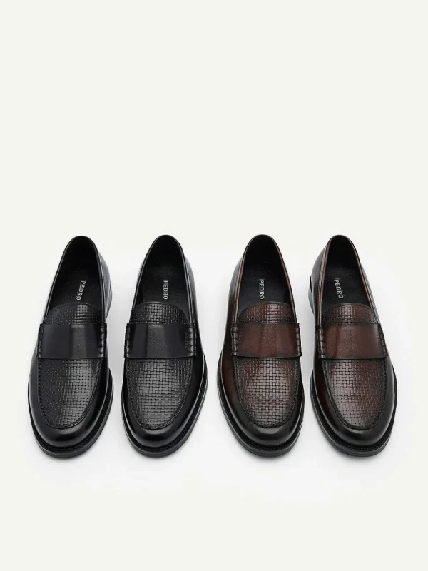 leather_penny_loafers_3-4.webp Leather Penny Loafers<PEDRO Clearance