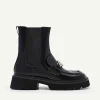 Leather Platform Chelsea Boots<PEDRO Clearance