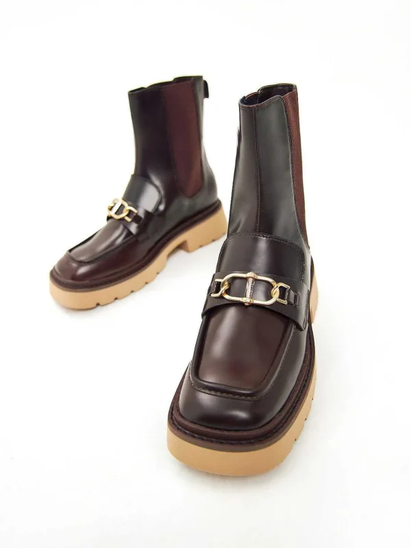 Leather Platform Chelsea Boots<PEDRO Flash Sale