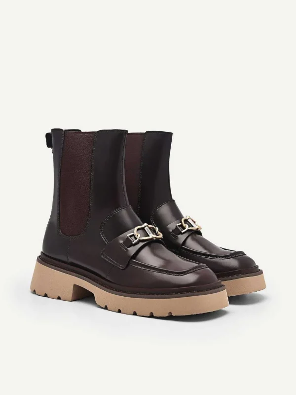 Leather Platform Chelsea Boots<PEDRO Flash Sale