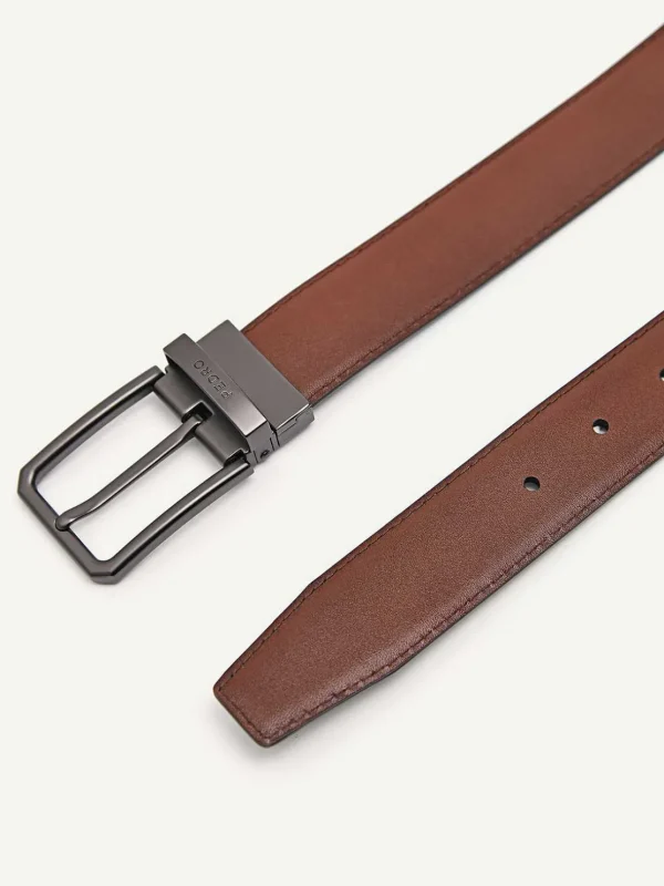 leather_reversible_pin_be_1.webp Leather Reversible Pin Belt<PEDRO Online