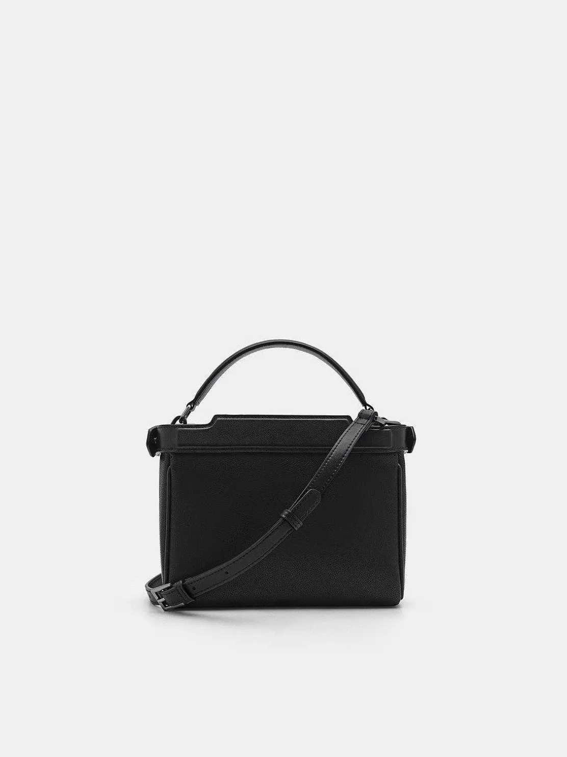 leather_structured_sling__0-1.webp Leather Structured Sling Bag<PEDRO Clearance