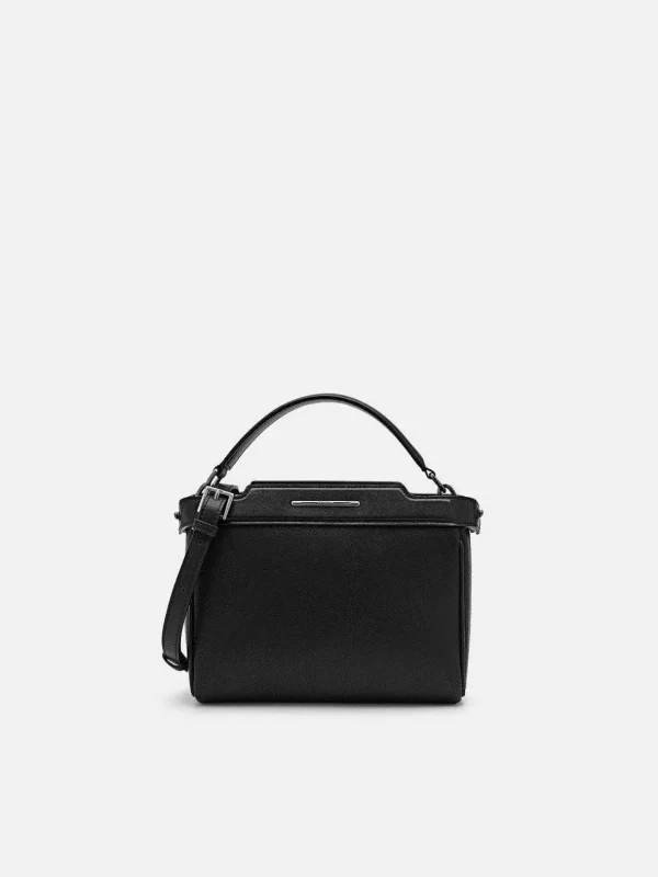 leather_structured_sling__1-1.webp Leather Structured Sling Bag<PEDRO Clearance