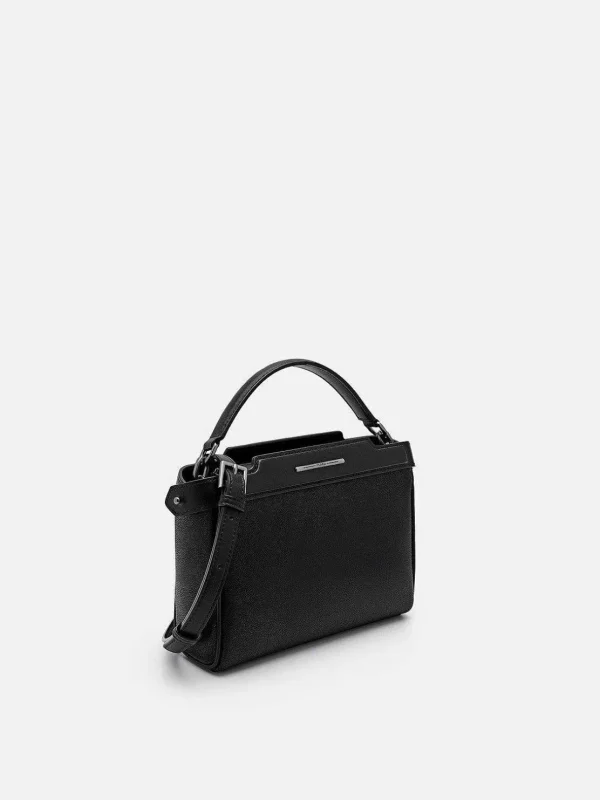 leather_structured_sling__4-1.webp Leather Structured Sling Bag<PEDRO Clearance