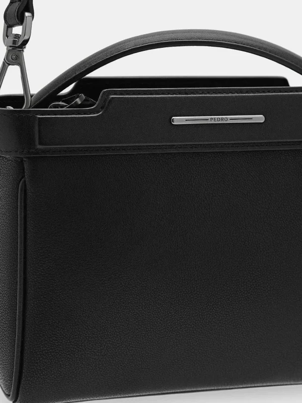 leather_structured_sling__7-1.webp Leather Structured Sling Bag<PEDRO Clearance