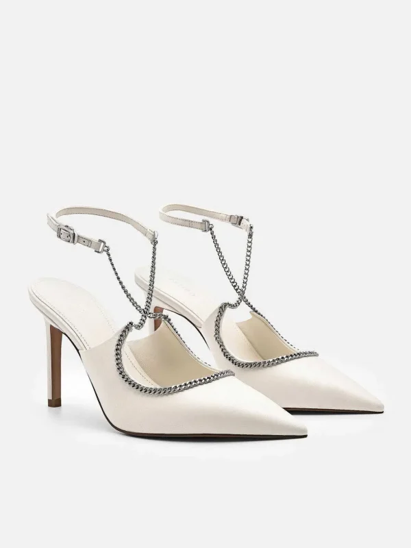 Lia Leather Heel Pumps<PEDRO Shop