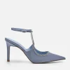 Lia Satin Heel Pumps<PEDRO Store