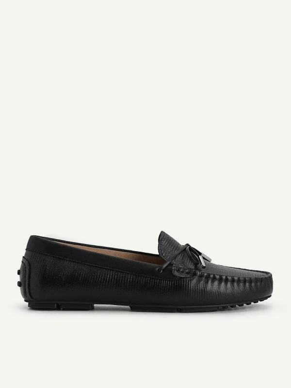 lizardeffect_leather_bow__0-1.webp Lizard-Effect Leather Bow Driving Shoes<PEDRO Flash Sale