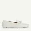 Lizard-Effect Leather Bow Driving Shoes<PEDRO Sale