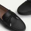 lizardeffect_leather_bow__4-1.webp Lizard-Effect Leather Bow Driving Shoes<PEDRO Flash Sale