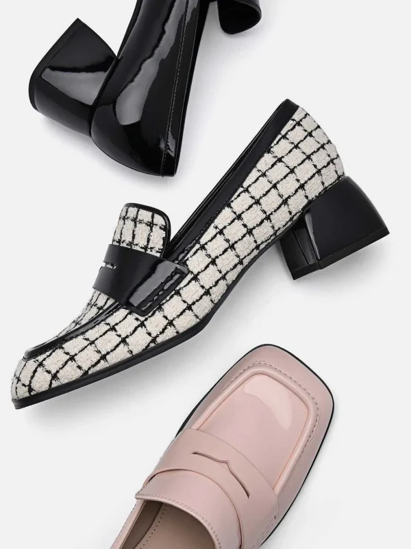 maggie_leather_tweed_loaf_4.webp Maggie Leather Tweed Loafers<PEDRO Flash Sale