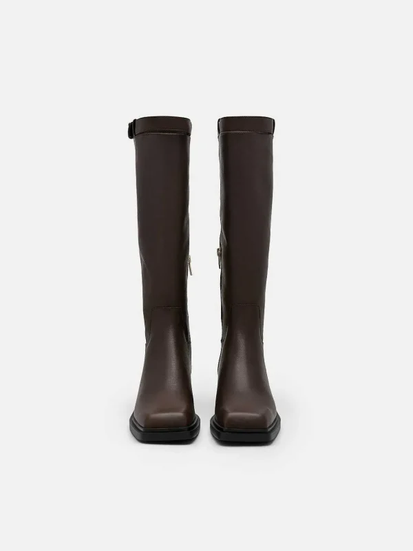 Marion Leather Knee Boots<PEDRO Cheap