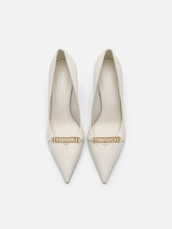 Mia Leather Heel Pumps<PEDRO Best