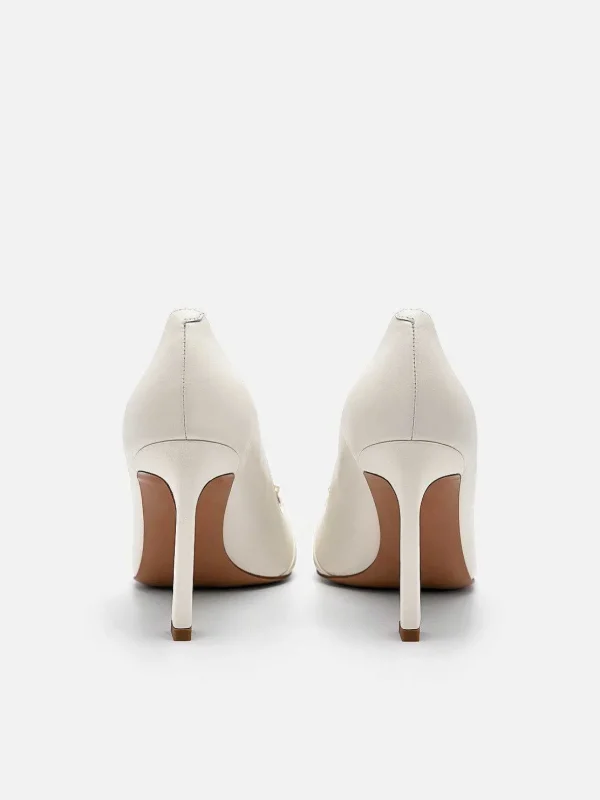 Mia Leather Heel Pumps<PEDRO Best