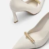 Mia Leather Heel Pumps<PEDRO Best