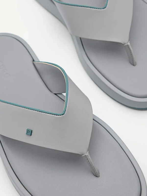 Microfiber Thong Sandals<PEDRO Shop