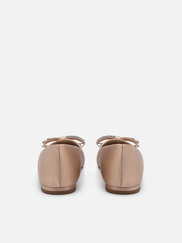 mindy_satin_ballet_flats_1.webp Mindy Satin Ballet Flats<PEDRO Outlet