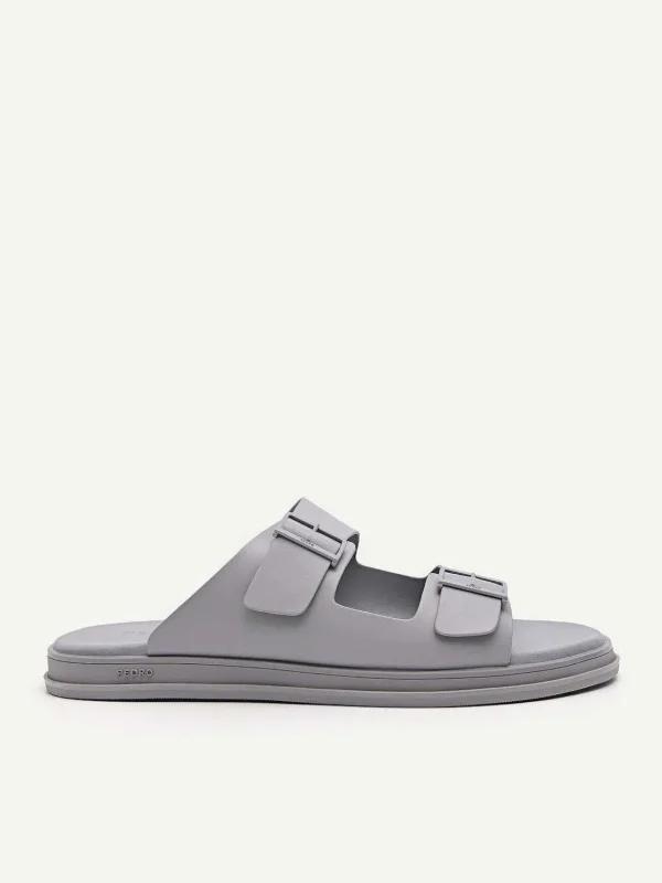 monochrome_double_strap_s_0-1.webp Monochrome Double Strap Slide Sandals<PEDRO Fashion