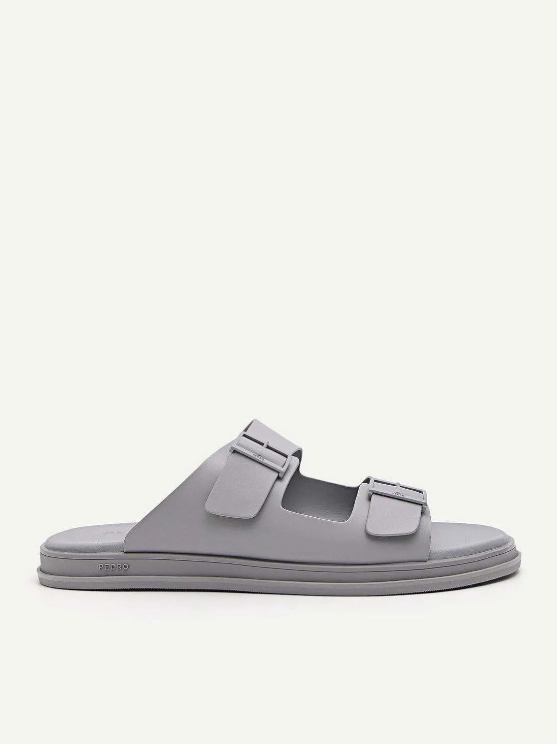 Monochrome Double Strap Slide Sandals<PEDRO Fashion