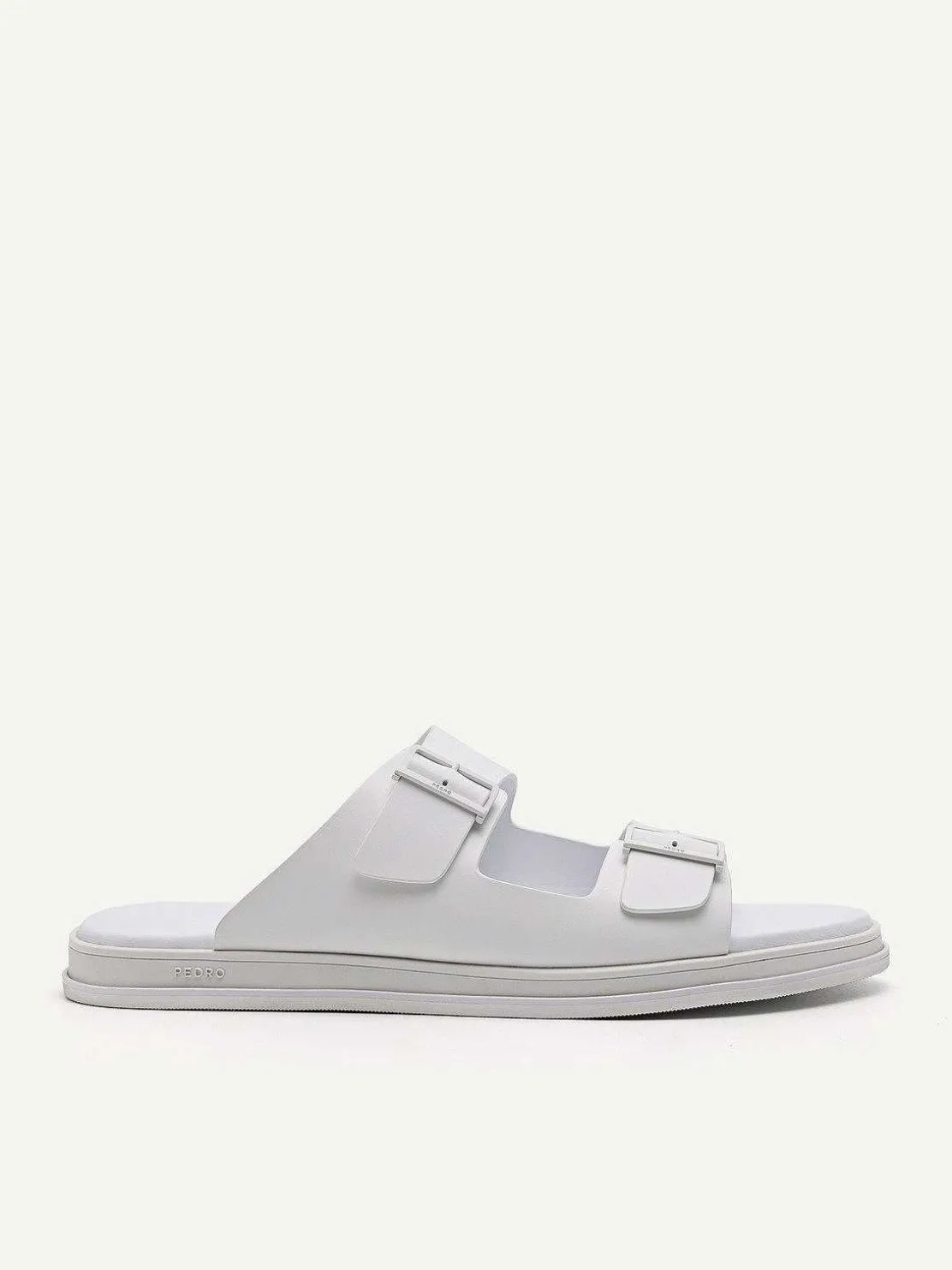 Monochrome Double Strap Slide Sandals<PEDRO Hot