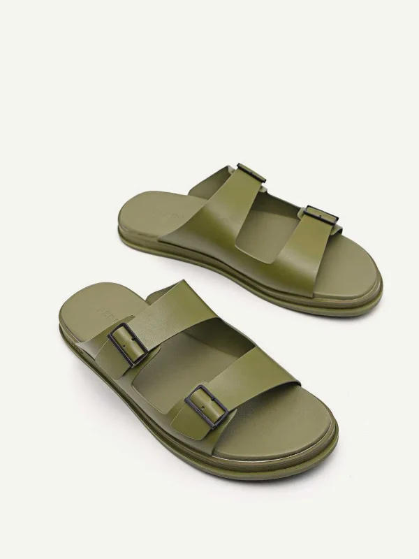 monochrome_double_strap_s_1-2.webp Monochrome Double Strap Slide Sandals<PEDRO Clearance