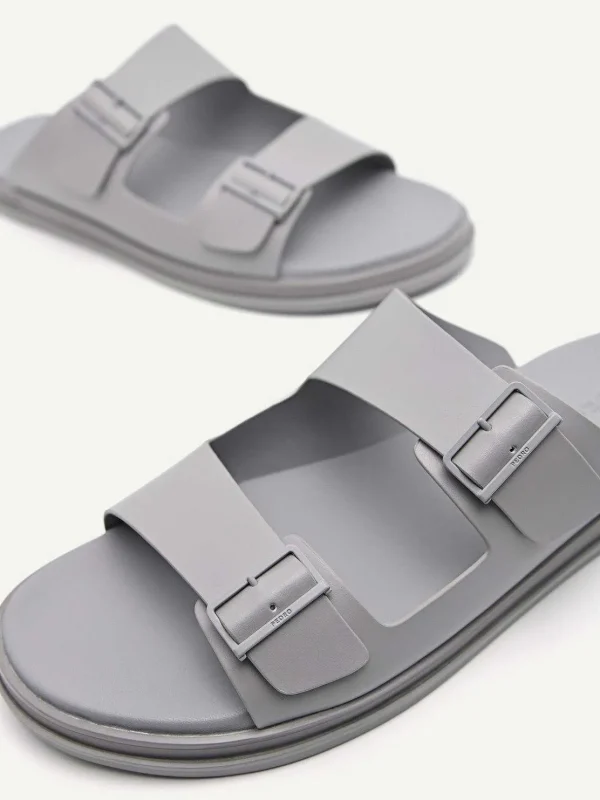 monochrome_double_strap_s_3-1.webp Monochrome Double Strap Slide Sandals<PEDRO Fashion