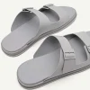 monochrome_double_strap_s_4-1.webp Monochrome Double Strap Slide Sandals<PEDRO Fashion