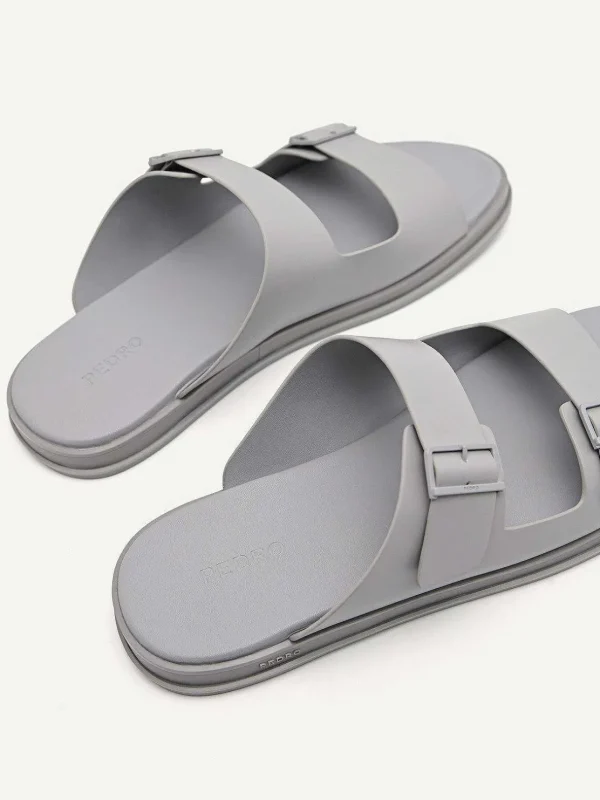 monochrome_double_strap_s_4-1.webp Monochrome Double Strap Slide Sandals<PEDRO Fashion
