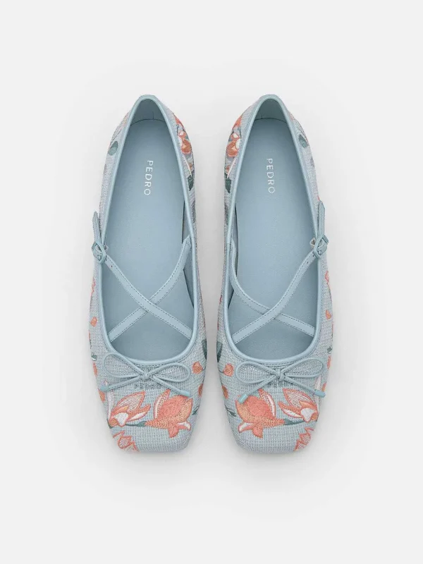 Nica Fabric Ballerina Flats<PEDRO Cheap