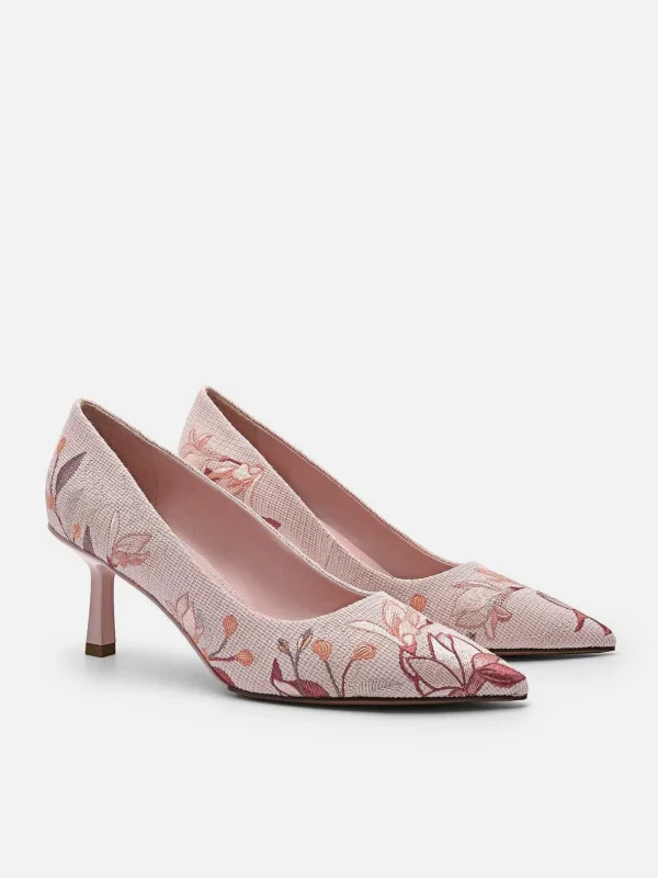 Nica Fabric Heel Pumps<PEDRO Online