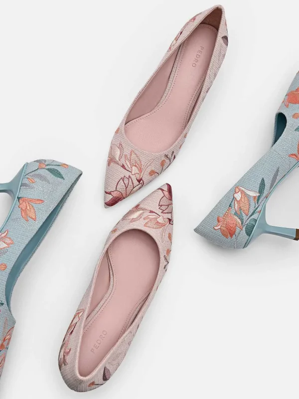 Nica Fabric Heel Pumps<PEDRO Online