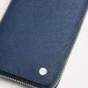 oliver_embossed_leather_z_0.webp Oliver Embossed Leather Zip-Around Wallet<PEDRO New