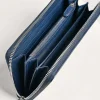 oliver_embossed_leather_z_1.webp Oliver Embossed Leather Zip-Around Wallet<PEDRO New